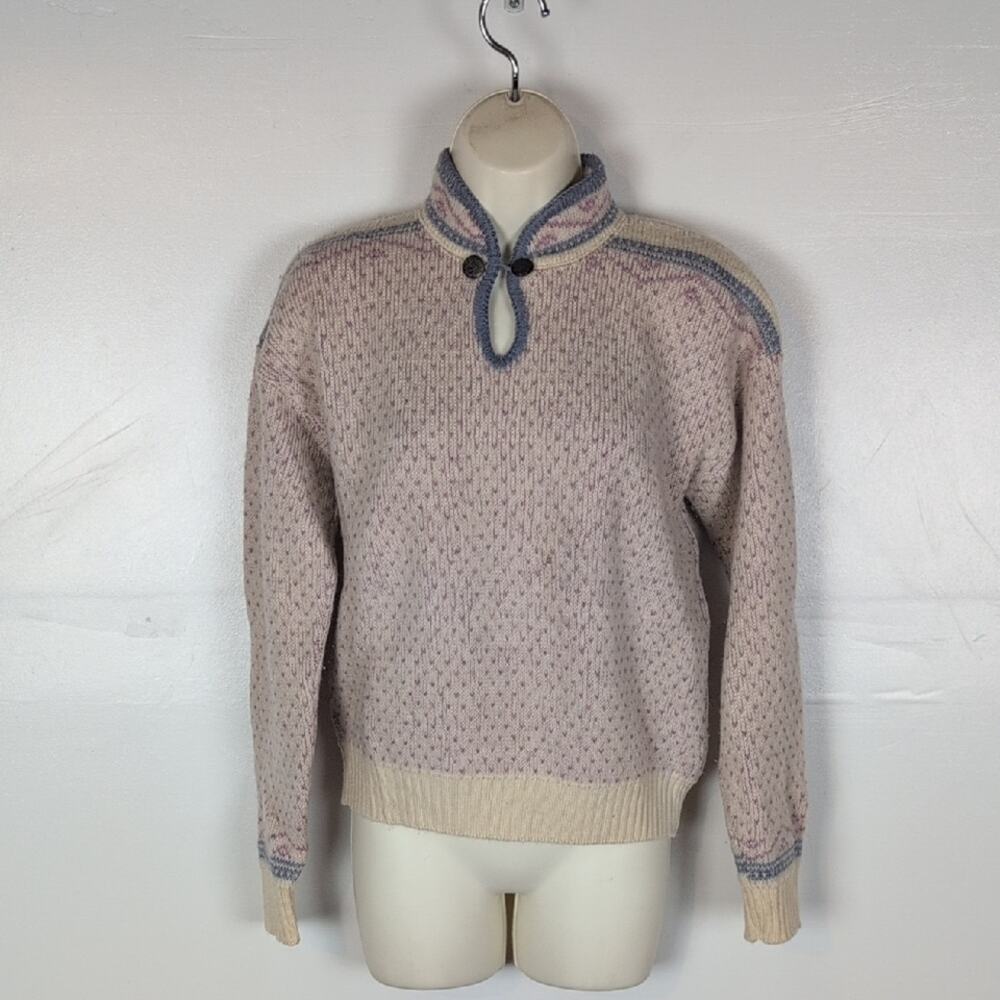 Eddie Bauer 100% Pure Wool Vintage Pull Over Sweater